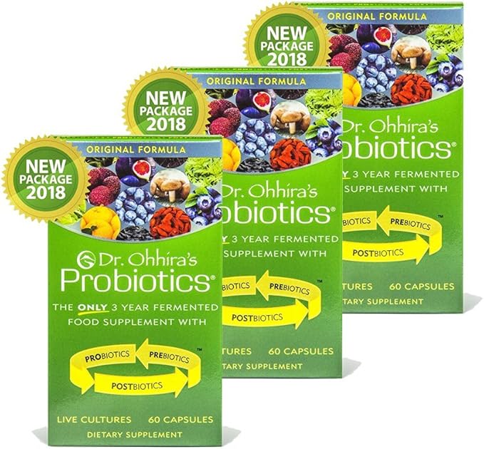 Dr. Ohhira's Probiotics Original Formula 60 Caps (3 Pack)