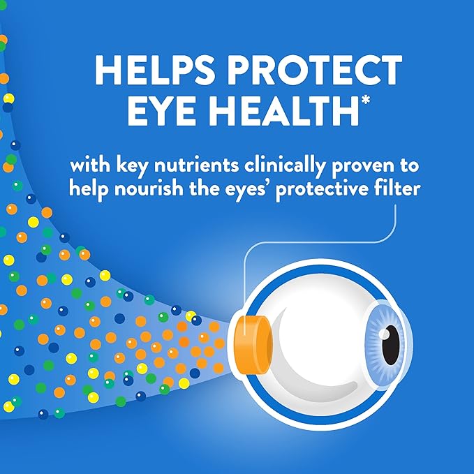 Ocuvite Adult 50+ Eye Vitamins and Mineral Supplements with Lutein Zeaxanthin and Omega-3 90 Soft Gels (Pack of 3)