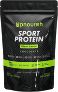 Vegan Sport Protein Powder Chocolate 20 servings – 30g Plant Based Protein VELOSITOL BCAAs Organic Greens &amp Fruits Probiotics Tart Cherry for Post Workout Recovery Inform Sports Certified Ke