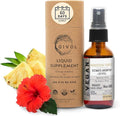Tri Magnesium Complex - Magnesium Biglycinate Citrate &amp Taurate Liquid Spray 300mg w/Raw Vitamin C for Promoting Serenity Body Decompression - Hibiscus &amp Pineapple Flavor 60ml (2oz)