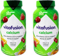 Vitafusion Gummies Calcium with Vitamin D3 100 Count Pack of 2