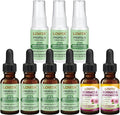 LOVITA 9-Piece Family Bundle - 4 Propolis Liquid 3 Sprays &amp 2 Echinacea Comprehensive Seasonal Defense Kit (9 Pc Value Set)