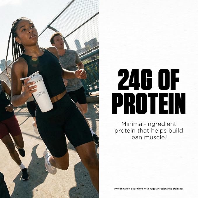 Levels 100% Micellar Casein Protein Hormone Free Vanilla Bean 4LB