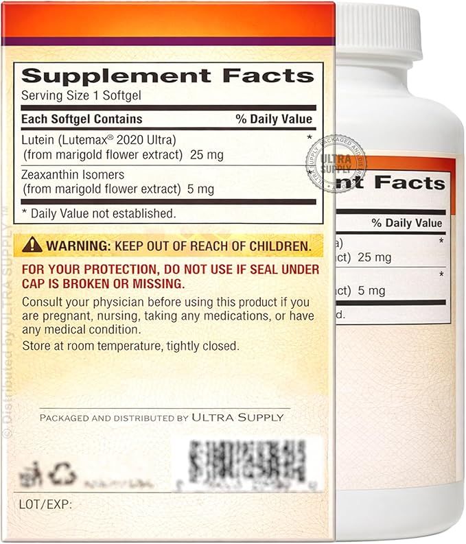 Tru.Natures Lutein &amp Zeaxanthin Vision Complex (140 ct Value Pack) Softgels with Marigold Extract Gluten Free