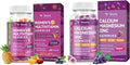 Sugar Free Calcium Magnesium Zinc &amp Womens Multivitamin Gummies Bundle