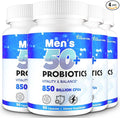 Probiotics for Men Advanced 50+ Mens Probiotic Comprehensive Gut &amp Energy Support with 850 Billion CFU 1800mg Prebiotics Fiber – Tailored Wellness Mens probiotics for Gut Health Over 50 360 Ca