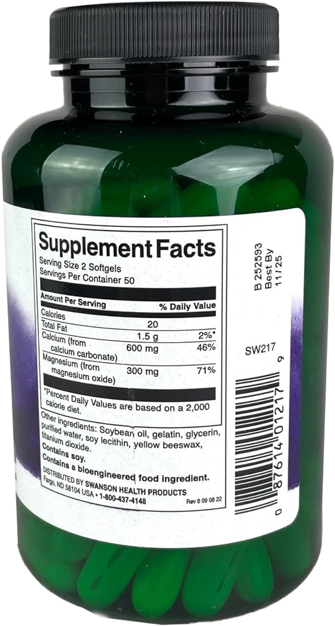 Liq. Calcium &amp Magnesium 300/150 mg 100 Sgels