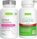 Advanced Prenatal Multivitamin + High Absorption CoQ10 100mg 120 Softgels Pregnancy Support Bundle by Igennus