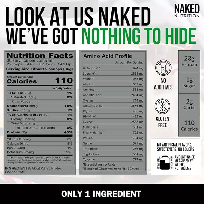 NAKED Grass Fed Protein PB Bundle: 2LB Goat and 2LB PB