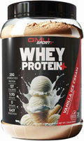 GMU SPORT Whey Protein Powder+ Concentrate 2lb | 25g Protein for Muscle Growth &amp Recovery | Delicious Flavor Easy to Mix | Non-GMO Gluten-Free |28 Servings Vanilla Protein Supplement