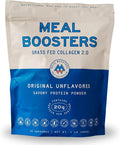 Meal Boosters Savory Protein Powder Supplement | 15–20g Complete Protein Meal Enhancer for Cooking &amp Prep | Collagen Peptides for Gut Joint &amp Support | Keto Friendly Gluten Free (Unflavored)