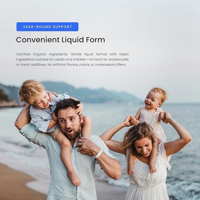 NutraChamps Liquid Zinc for Kids &amp Adults Vegan Pure Ionic Zinc Drops Enhanced with Vitamin C Supplements for Immune Support Sugar-Free Liquid 4 oz
