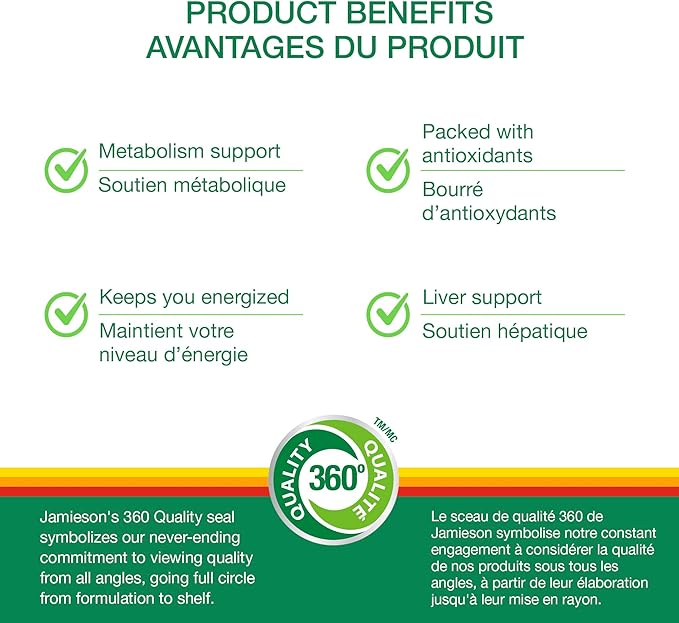 Jamieson 100% Complete Multivitamin for Adults Supports Energy Immunity &amp Overall Health