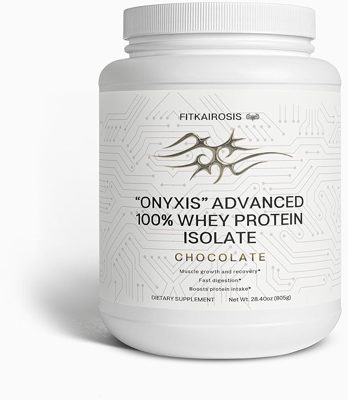 ONYXIS Advanced 100% Whey Protein Isolate – Rich Chocolate | 22g Fast-Absorbing Protein | Supports Muscle Recovery Lean Growth MCT Oil Digestive Support | Low Carb | 28.4oz (805g)