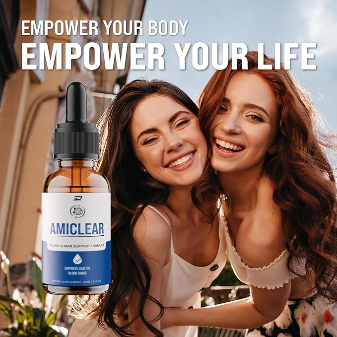 Amiclear Drops Healthy Formula - Dietary Supplement Drops - Extra Strength Amiclear Liquid Drops Grape Seed Amiclear Drops Reviews (5 Pack - 300 ML)