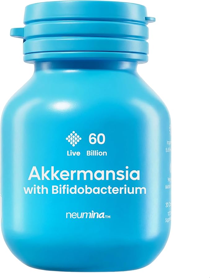 60 Billion Akkermansia Muciniphila with Bifidobacterium Supports GLP-1 Production Naturally Gut Health Appetite &amp Craving Control Made in USA 30 Servings