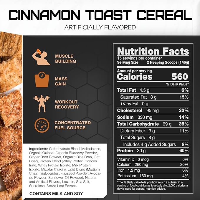 Clean Gainer - Cinnamon Toast Cereal