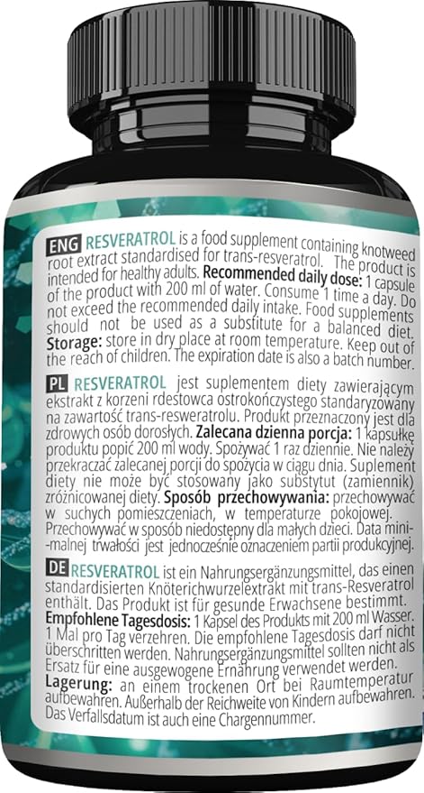 APOLLO'S HEGEMONY Resveratrol High Dose 400 mg - 60 Vegan Capsules - 2 Months Supply - 98% Trans-Resveratrol from Japanese Knotweed Extract - Natural Antioxidant