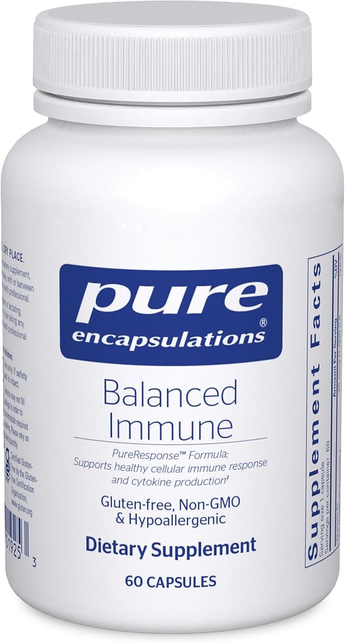 Pure Encapsulations Balanced Immune | Joint Gastrointestinal and Thyroid Function Support | 60 Capsules