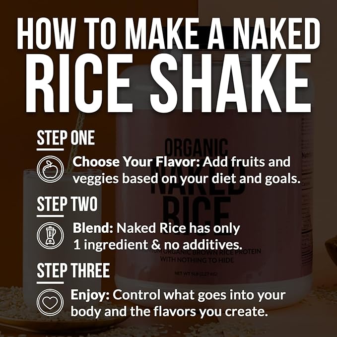 NAKED Vegan Protein Bundle Seed and 1LB Rice