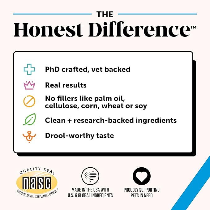 Pet Honesty Dog Skin and Coat Supplement with Salmon Oil for Dogs - Allergy Itch Relief + Skin &amp Coat Health Dog Food Topper Bone Broth with Salmon Oil Collagen Biotin + Vitamin E (12 oz)