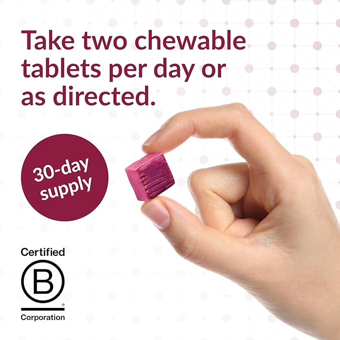 Bariatric Advantage Multi Chewy Bite - Soft Chew Multivitamin for Bariatric Surgery Patients - Chewable Multivitamin with Folic Acid Vitamin D3 &amp More - Dark Cherry Flavor - 60 Count