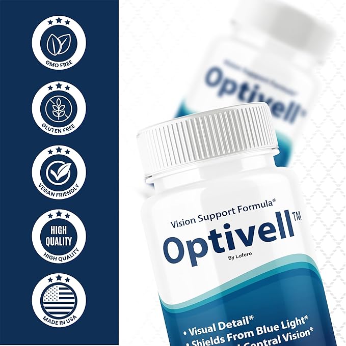 (5 Pack) Optivell Eye Capsules Optivel Pills Vitamins Eye Care Wellness Supplement Healthy Eyesight Retina Sharper Vision Support Formula Clear Eyes Ocular Comfort Health Visual Balance (300 ct)
