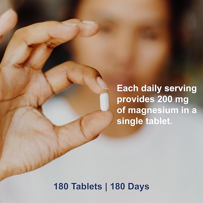 Carlson Chelated Magnesium 200mg 180 Tablets