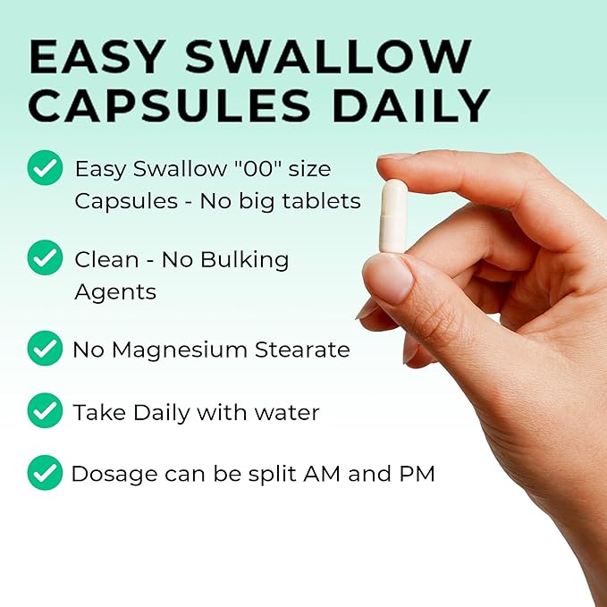 Magnesium Glycinate (Bisglycinate) | Chelated Magnesium Supplements | 2750mg (303mg Magnesium) | 240 Capsules / 60 Servings | Highly Bioavailable | Made in UK - GMP Certified | Love Life Supplements