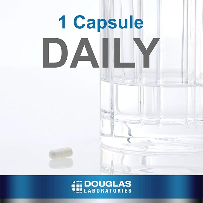 Douglas Laboratories Vitamin K2 - 90 mcg MK-7 - Supports Bone Formation Calcium Use Heart Health &amp Blood Vessels* - Vegetarian Formula - 60 Capsules