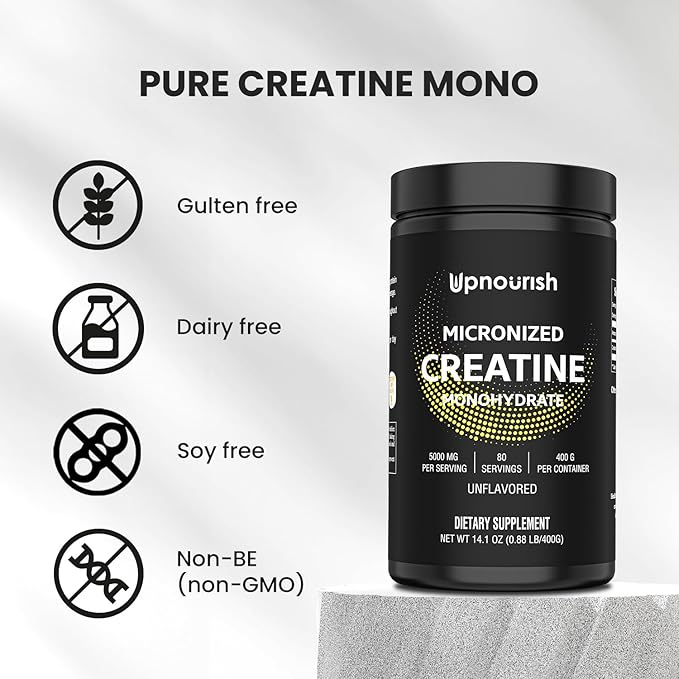 UpNourish Vegan Sport Protein Vanilla and Micronized Creatine