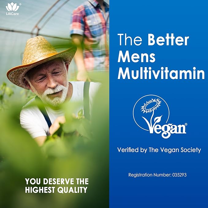 2 Pack - Mens Multivitamins Gummies Methylated Multivitamin for Men B Complex Minerals Vegan Omega 3 Probiotic Enzyme Antioxidants for Men's Complete Daily Support Sugar Free Vegan (No Iron)