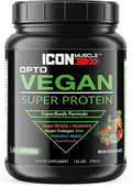 Opto Vegan Super Protein- Rich Chocolate | Vegan Protein | Plant Based Protein | Hemp Pea Brown Rice | Greens | Antioxidants
