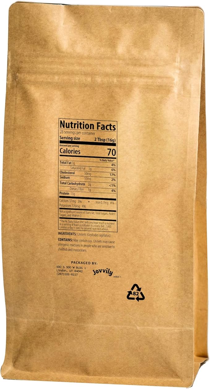 Microcrystalline Cellulose Cricket Protein &amp Pumpkin Seed Powder Bundle - 1lb - Superfoods - No Fillers