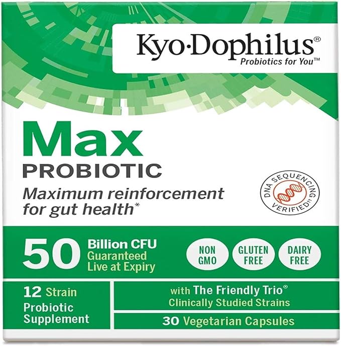 Kyo-Dophilus Max Probiotics 30 Vegetarian Capsules