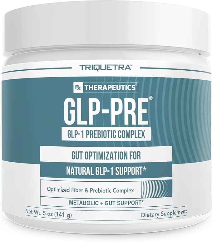 GLP-Pre™ – Optimized Prebiotic Fiber Complex - Gut-Microbiome Optimization for Natural GLP-1 Pathway Support &amp Metabolic Wellness - Includes Clinically Studied Non-Digestible Fibers - 30 Servings