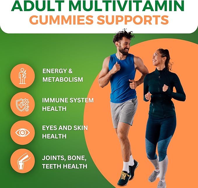Halal Kids and Adult Multivitamin Gummies Complete Daily Nutritional Support for Family Vegetarian Supports Energy and Healthy Growth Made in USA - Halal Vitamins