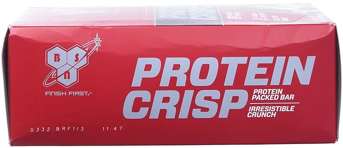 BSN Protein Crisp Chocolate Crunch 12 Bars 1.94 oz (55 g) Each