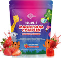 Magnesium Complex 700mg - 12 in 1 Magnesium Gummies with Glycinate Citrate Malate Oxide Taurate Aspartate Orotate - Supports Relaxation Muscle &amp Heart - Sugar Free Strawberry 120 Count
