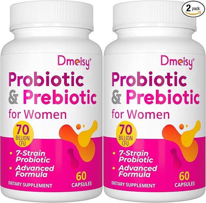 Vaginal Probiotics 70 Billion CFU Probiotics for Women 13-in-1 Womens Probiotic &amp Organic Prebiotics for Vaginal Urinary pH Balance Immune Gut &amp Digestive Bloating Health - 4 Months Sup
