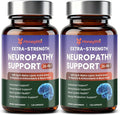 Alpha Lipoic Acid Neuropathy Supplements - with 600mg R-Alpha Lipoic Acid NAC ALC Active Vitamin B12 B1 B2 B6 - for Nerve Heath &amp Mental Support (120 Count * Pack of 2)