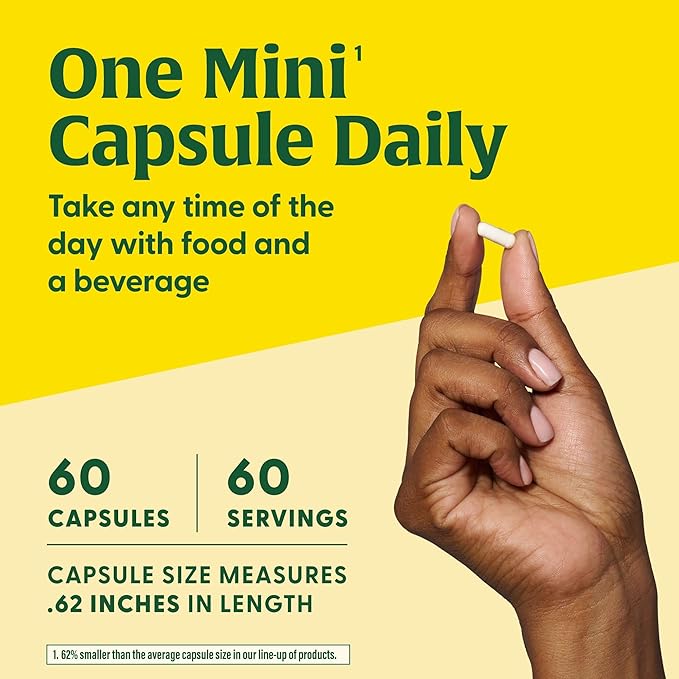 MegaFood Vitamin D3 5000 IU (125 mcg) - Vegetarian Supplements with Vitamin D3 K2 - Supports Bones Teeth Muscles &amp Immune Health - Certified Non-GMO - 60 Mini Capsules 60 Servings (Pack of 2)