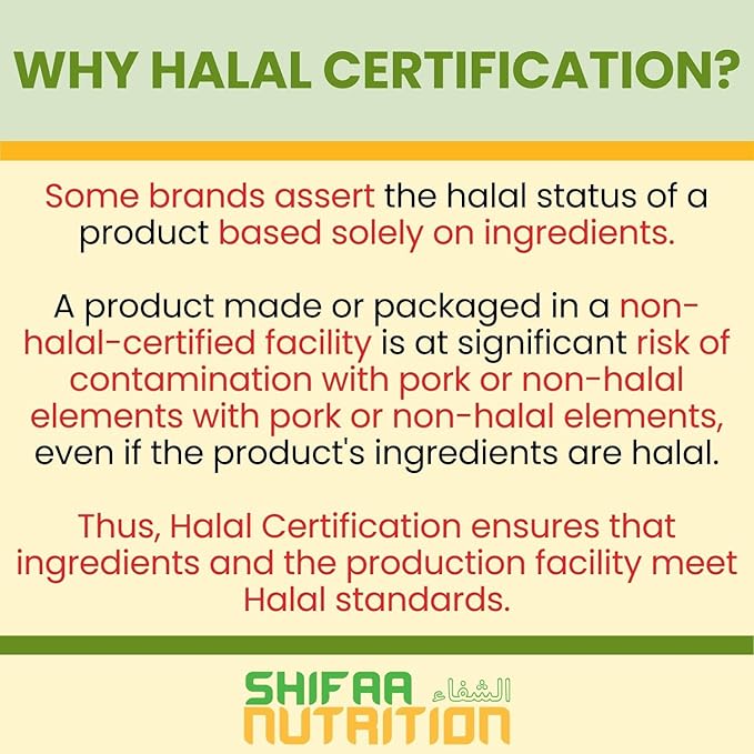 SHIFAA NUTRITION Halal Vitamin D Halal Vitamin D3 5000 IU Softgels 120 Servings. Non-GMO Gluten-Free Supports: Structure Bones Teeth Heart Muscle &amp Immune Functions