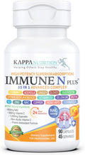 (90 Capsules) NAC 600mg Quercetin 1000mg Vitamin C 500mg Zinc 50mg Vitamin D3 5000iu Selenium Copper Acerola Ginger Rutin Citrus Bioflavonoids Rose Hips Echinacea Immune N Plus 15 in 1