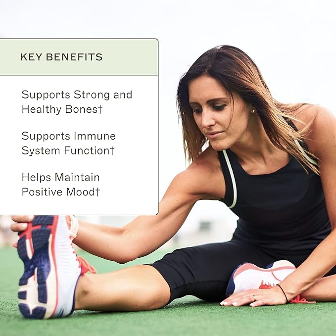 Amy Myers MD Vitamin D3/K2 10000 IU Capsules - Daily Vitamin Supplement for Bone Immune &amp Hormone Health Support - Healthy Mindset &amp Relaxation Aid - 30 Capsules