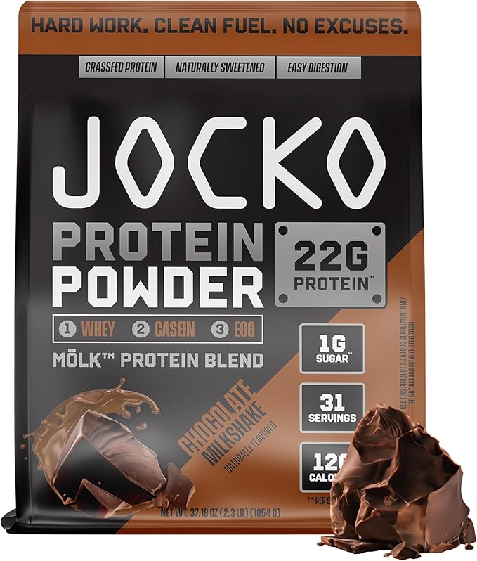 Jocko Fuel Whey Protein Powder Chocolate Creatine Bundle