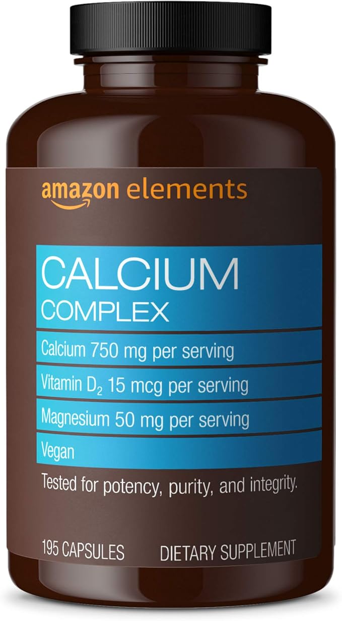 Amazon Elements Calcium Complex with Vitamin D and Amazon Elements B Complex