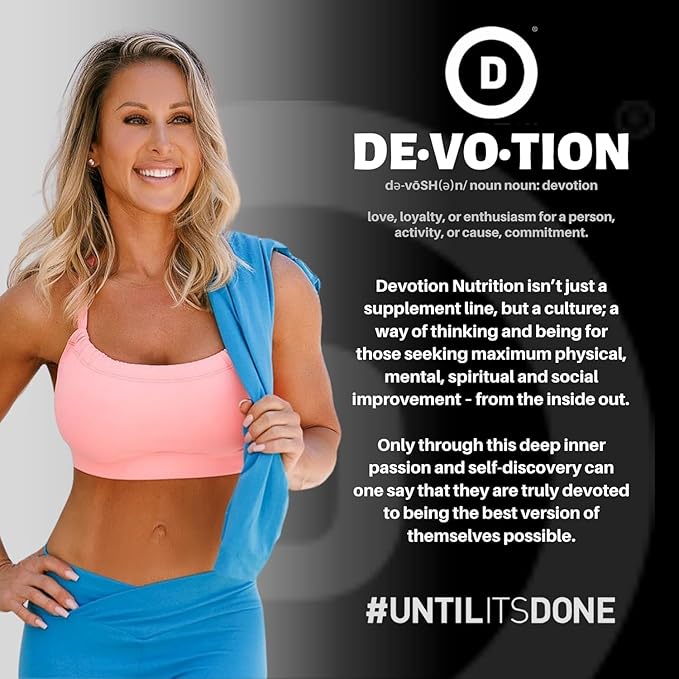 Devotion Nutrition Protein Powder Packets: Variety Pack with Shaker Bottle - 6 Flavors 12 Single Serve Packets - 20g Protein No Added Sugar Gluten-Free