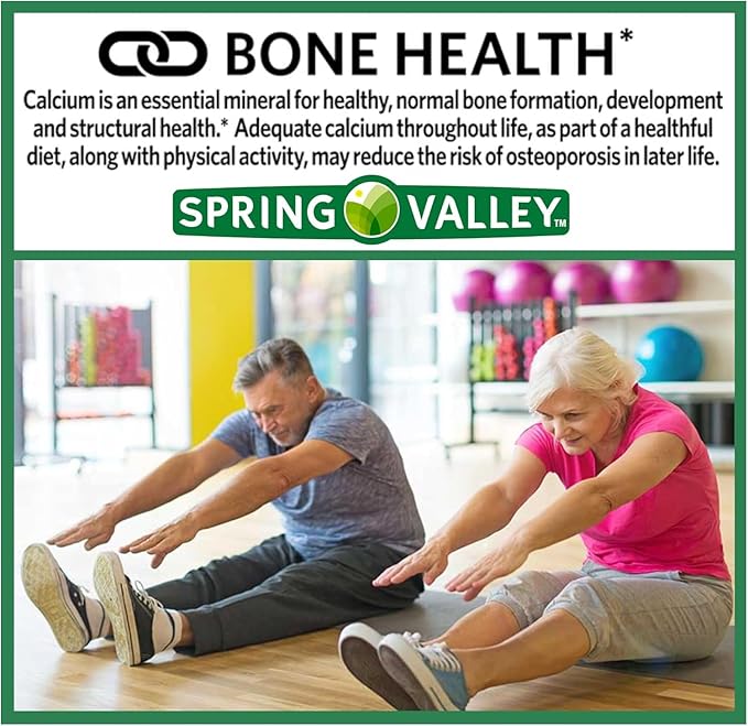 Calcium 600 mg 100 Tablets Dietary Supplement Bone Health Calcium (Pack of 3)