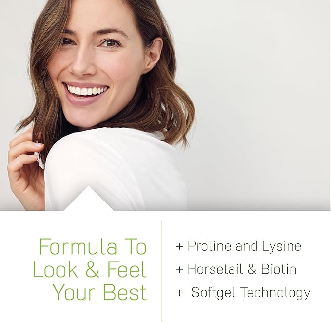 Irwin Naturals Longer Stronger Hair and Nails - 120 Liquid Softgels - Promotes Vibrant Shine Texture &amp Strength - 60 Total Servings